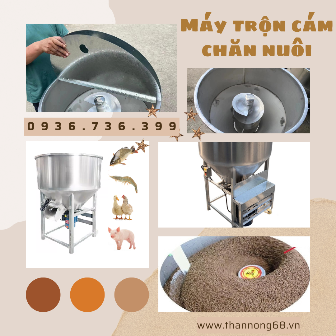 Máy trộn cám chăn nuôi gia súc gia cầm nhập khẩu