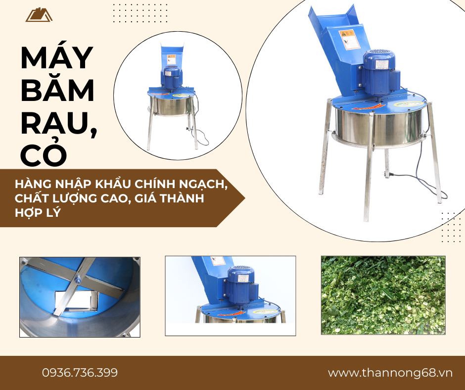 Máy băm rau cho lợn