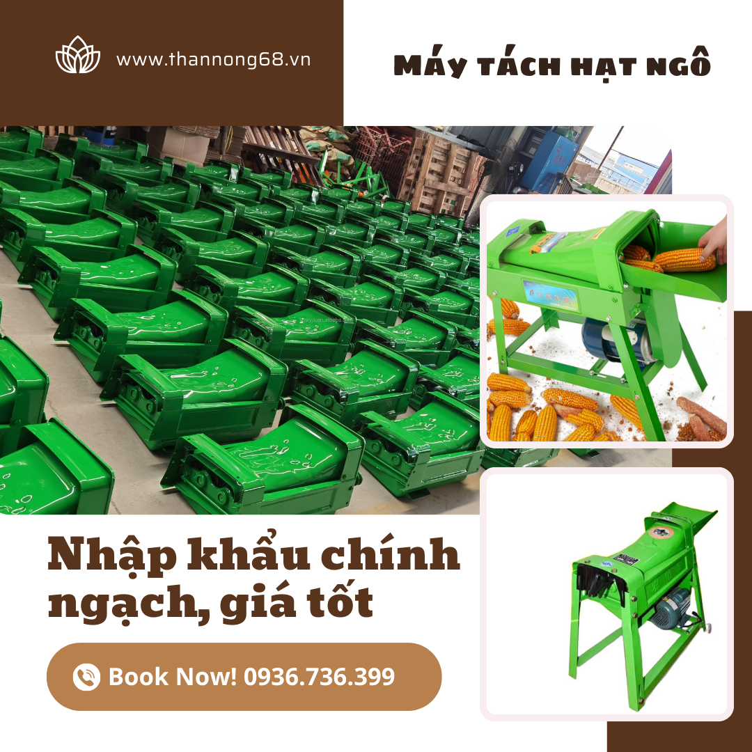 Máy tách hạt ngô hạt bắp