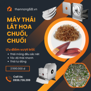 máy thái lát hoa chuối