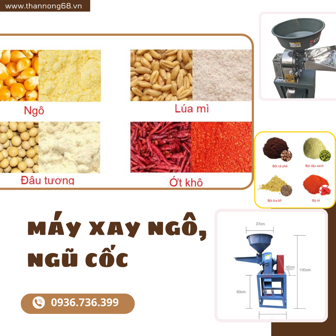 Máy nghiền cám ngô ngũ cốc các loại